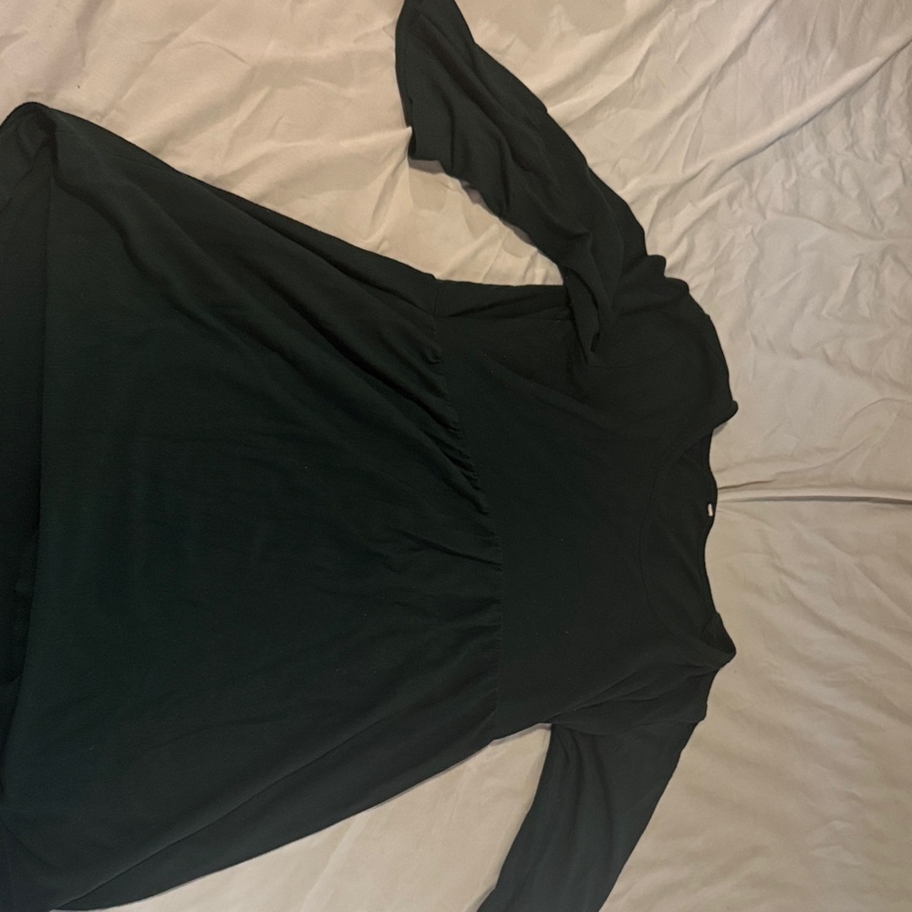 Elegant Black Long Sleeve Top